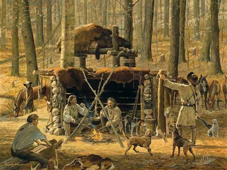 Long hunters and early frontier exploration illustration