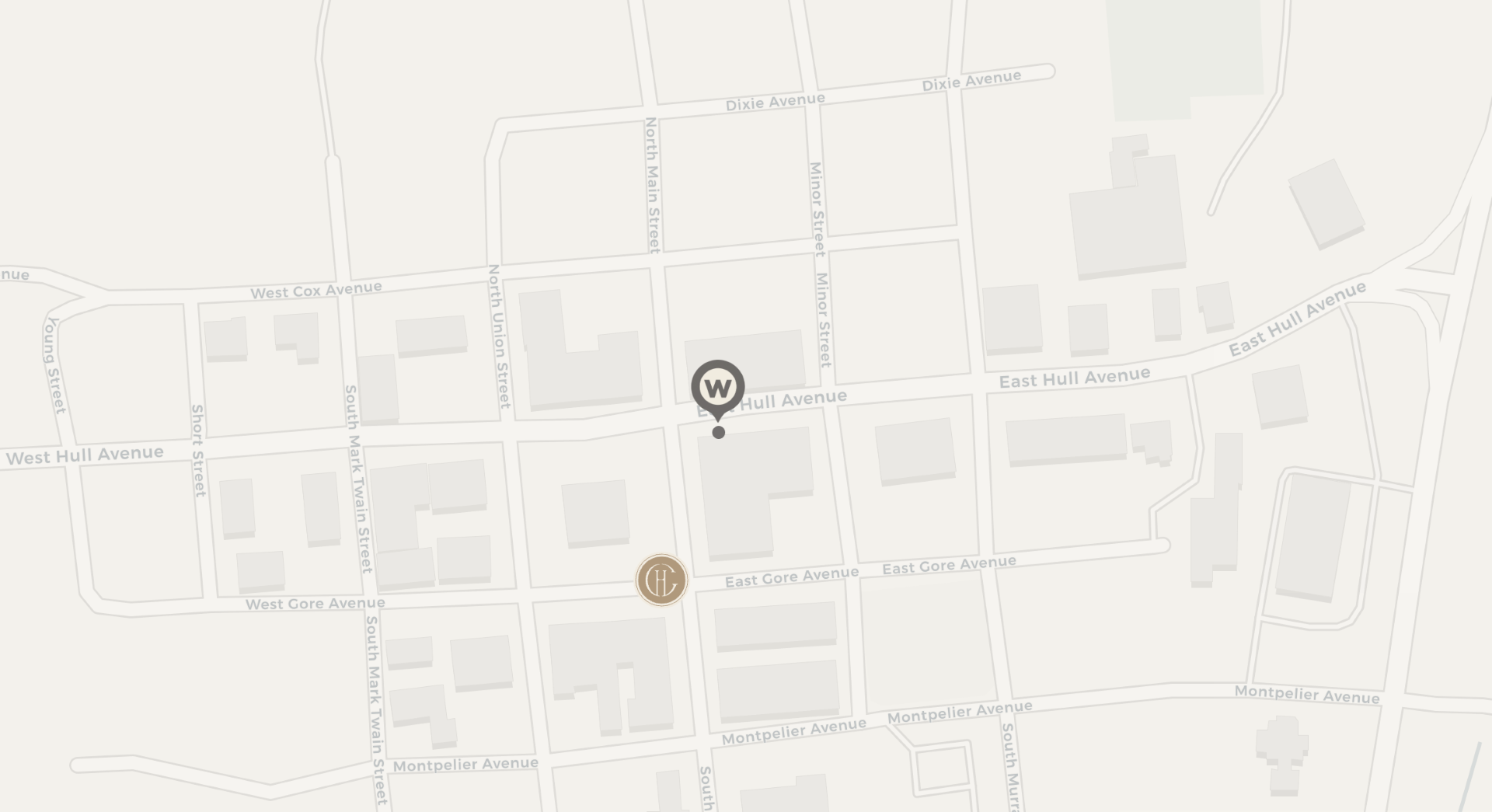 Map of Gainesboro
